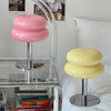Ashcombe Glass Table Lamp Chrome Base Retro Bedside Light