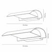 Salcombe Square Outdoor Down Light LED Wall Light