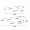 Salcombe Square Outdoor Down Light LED Wall Light