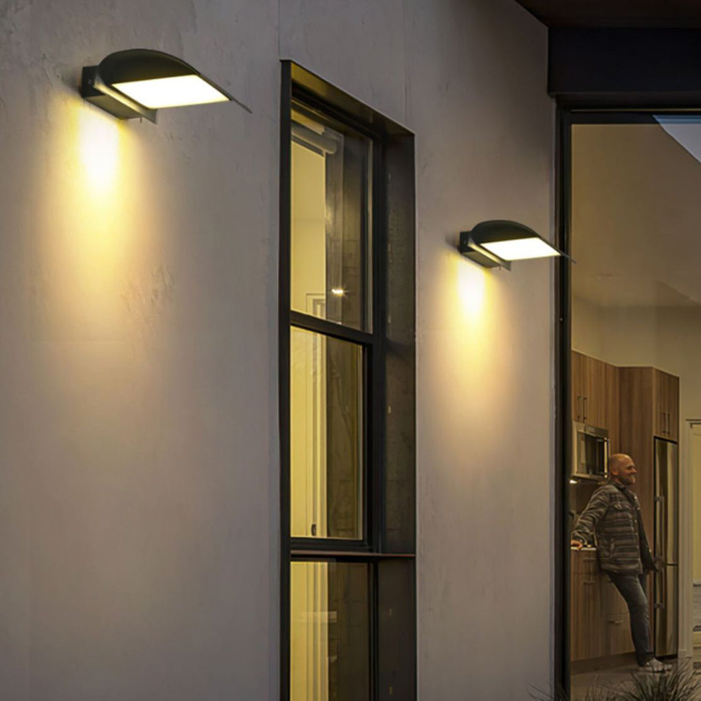 Salcombe Square Outdoor Down Light LED Wall Light