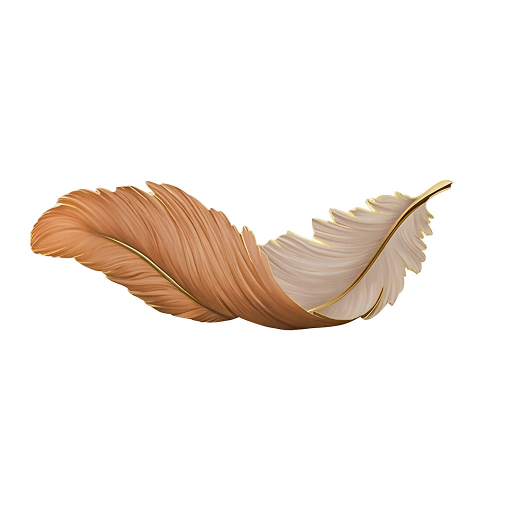 Grasmere Feather Wall Art Lamp LED Remote Dimmable Panel