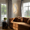 Grasmere Feather Wall Art Lamp LED Remote Dimmable Panel