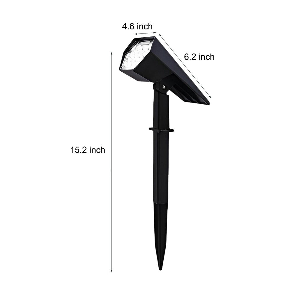 Beverley Solar Spike Spotlights Set of 2 Adjustable IP65