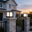 Gargrave Square Pillar Light Solar or Hardwired Garden Post