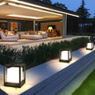 Gargrave Square Pillar Light Solar or Hardwired Garden Post
