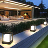Gargrave Square Pillar Light Solar or Hardwired Garden Post