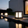Gargrave Square Pillar Light Solar or Hardwired Garden Post