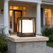Gargrave Square Pillar Light Solar or Hardwired Garden Post