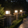 Gargrave Square Pillar Light Solar or Hardwired Garden Post