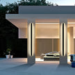 Ripley Linear Outdoor Wall Light LED Five Lengths RGB