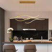 Buxton Wave LED Pendant Light Dimmable Metal Linear
