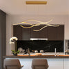 Buxton Wave LED Pendant Light Dimmable Metal Linear