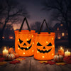Alston Light Up Pumpkin Trick or Treat Bag Reusable LED