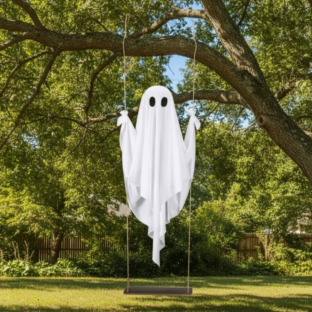 Shap Flying Ghost Swing Remote Control LED Halloween Decor