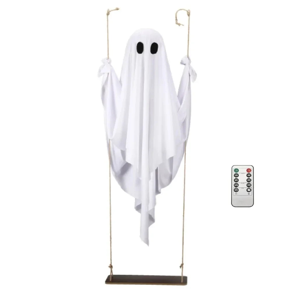 Shap Flying Ghost Swing Remote Control LED Halloween Decor