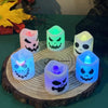 Tebay LED Pumpkin Tea Lights Flameless Halloween Candle Set
