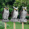 Orton Realistic Owl Garden Statue Halloween Yard Decoration