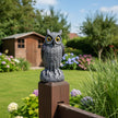 Orton Realistic Owl Garden Statue Halloween Yard Decoration