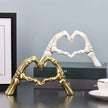 Crosby Skeleton Hand Heart Sculpture Gothic Halloween Decor