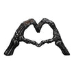 Crosby Skeleton Hand Heart Sculpture Gothic Halloween Decor