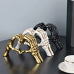 Crosby Skeleton Hand Heart Sculpture Gothic Halloween Decor