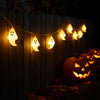 Brough Ghost String Lights Battery Operated Halloween LED