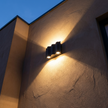Verano wall light showing the up and down beams