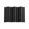 Verano black outdoor wall light on a white background