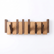 Sonata wooden piano coat rack on a white background