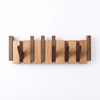 Sonata wooden piano coat rack on a white background