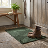 Brindle Non-Slip Door Mat in use