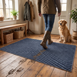 Brindle Non-Slip Door Mat in use