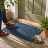 Brindle Non-Slip Door Mat in use