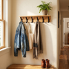 Dalby Wall Mounted Coat Rack in use