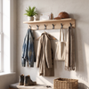 Dalby Wall Mounted Coat Rack in use