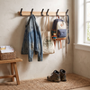 Dalby Wall Mounted Coat Rack in use