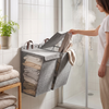 Wallora Foldable Wall Mounted Laundry Basket in use