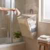 Wallora Foldable Wall Mounted Laundry Basket in use