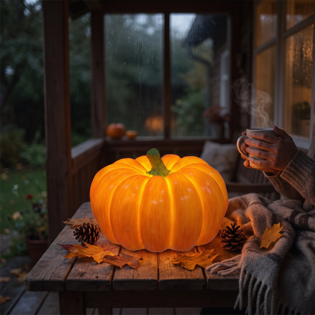 Hollowell Halloween Pumpkin Light in use