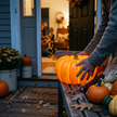 Hollowell Halloween Pumpkin Light in use