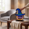 Bramwell Halloween Pumpkin Light Witch Hat LED Lamp