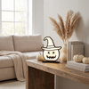 Bramwell Halloween Pumpkin Light Witch Hat LED Lamp