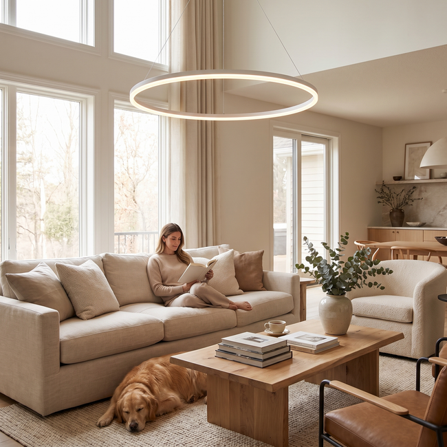 Alderley LED Ring Chandelier