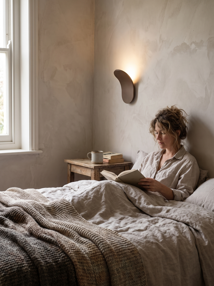 Kendal Nordic Curved Wall Lamp, A Single Curved Line