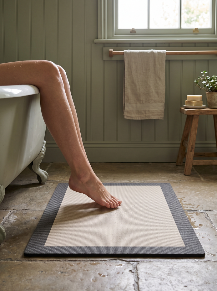 Marlow Quick Dry Bath Mat, Steady Underfoot