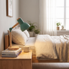 Elmsley Wooden Desk Lamp - Green