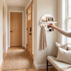 Keswick Round Key Holder - White/Gold