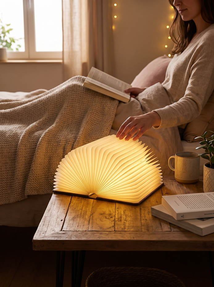 Lumibook foldable book lamp Three Moods In One Lamp