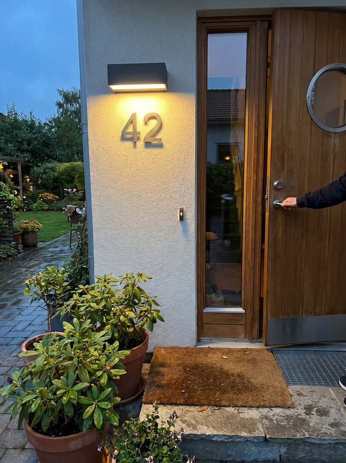 Bakewell Light Your House Number