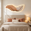 Feather Wall Lamp Modern Luxury Creative LED Art Deco Lamp